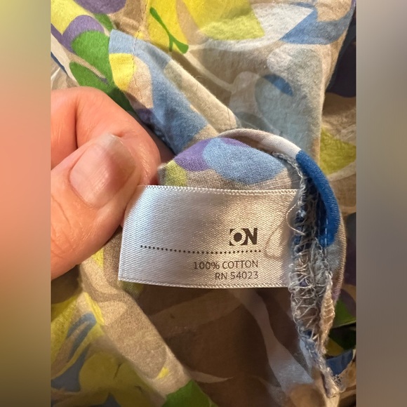 Old Navy tunic, size XXL, multi color, floral print - Picture 8 of 8